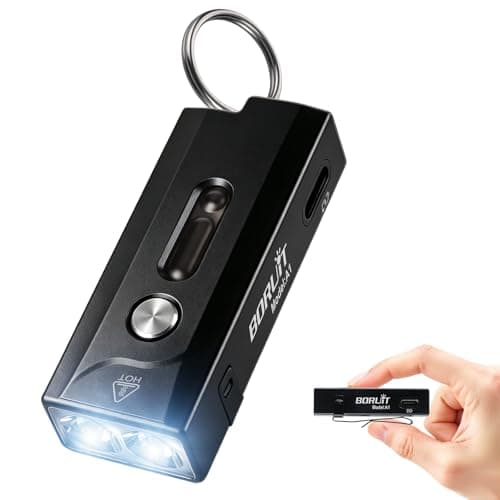 BORUIT A1 Mini Torch Rechargeable 580LM Magnet Work Light