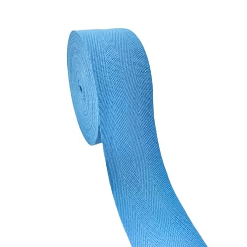 PAMIR TONG Turquoise 2''Cotton Herringbone Twill Tape 15Yds Binding Trim