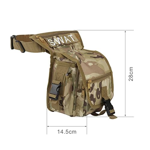 Shoze Leg Waist Strap Bag Metal Detecting Detector Accessories Heavy Duty Finds Pouch Bag Waist Treasure Hunting Prospecting Finds Bag for Outdoor Activities Hiking Traveling — view 2