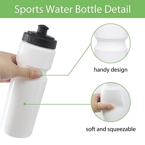 ZMCYN 6 Pack 700ml Sports Water Bottles for Gym Cycling — view 3