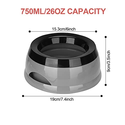 Pet Floating Dog Water Bowl,Non Spill Portable Travel Dog Bowl,750ML — view 6