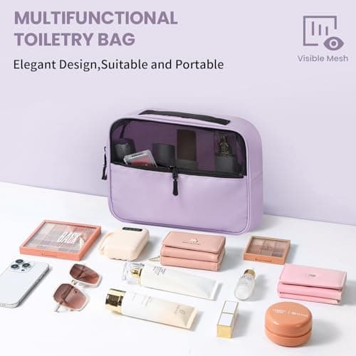 Prezon Packing Cubes for Suitcase 8 Set, Lightweight Luggage Packing Organizers Packing Cubes for Travel Accessories - Purple — view 5