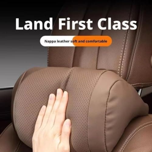 Nappa Leather Car Neck Pillow with Breathable for matrix Nappa — view 6
