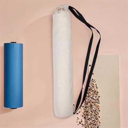 NAMOARLY Portable Yoga Mat Bag with Large Capacity Storage and Two Extra Mat Holder Straps, Lightweight Cloth Material with Drawstring Closure, for Studio and Daily Use — view 6