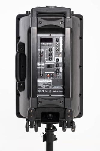 DYNASONIC - DYNAPRO 12 Plus (3rd Generation Tripod Pack) Professional Portable Bluetooth Speaker, Powerful 700W Bluetooth Speaker, 2 Karaoke Microphones, Tablet and Tripod Support — view 5