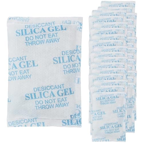 30x10g Silica Gel Sachets,Silicone Bags for Moisture,Silica Gel Packs