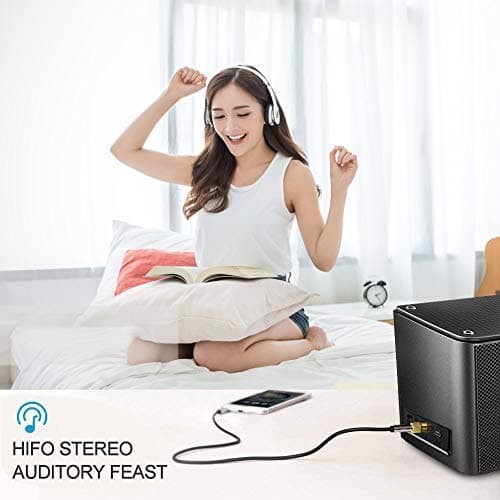Headphone Jack Adapter 6.35mm 1/4Inch Male to 3.5mm 1/8 Inch Female Jack Headphone Audio Stereo Jack Plug Adaptor Converter — view 4