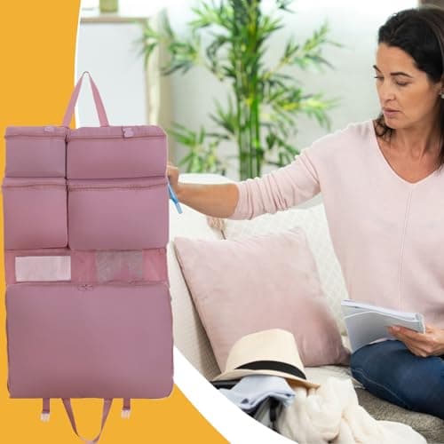 Moreeulsi Suitcase Bag | Travel Luggage,Compression Organizer Packing Foldable Suitcase Rolling for Men Women Travelling Airplanes Gym Toddler Clothing — view 3