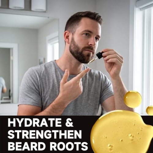Rinse & Robust Beard Care Kit for Men, 6PC Sandalwood Beard Grooming Kit with Beard Oil, Shaving Cream, Razor, Soap, Beard Butter & Storage Bag, Shaving Kit for Men Gifts, Birthday Gifts for Him — view 6