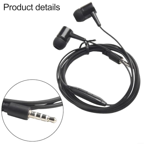 Lightweight In-Ear Headphones for Travel Gym(black) — view 2