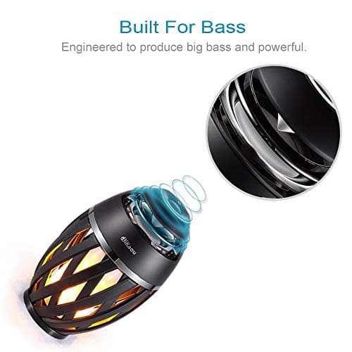 Outdoor Bluetooth Speaker, Gifts for Men Him Dad Women, Torch Outdoor Bluetooth Speaker, BT5.0 Stereo Speaker with HD Audio and Enhance Bass, Unique Christmas Birthdays Gifts for Men Him Father — view 4