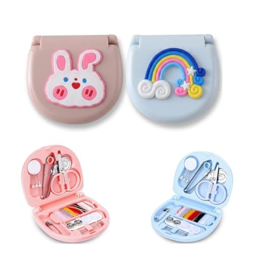 2-Piece Mini Travel Sewing Kit, Small Emergency Mending Supplies