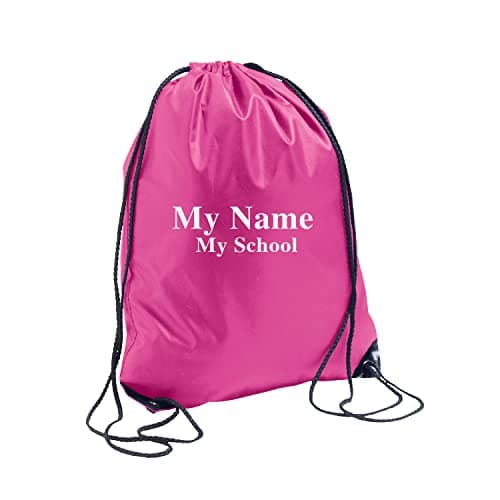 Hoolaroo Personalised Pe Kit Bag Kids Pe Bag For School Personalised Swimming Bag Gym Sac Drawstring Bag Boys Or Girls - Turquoise — view 6