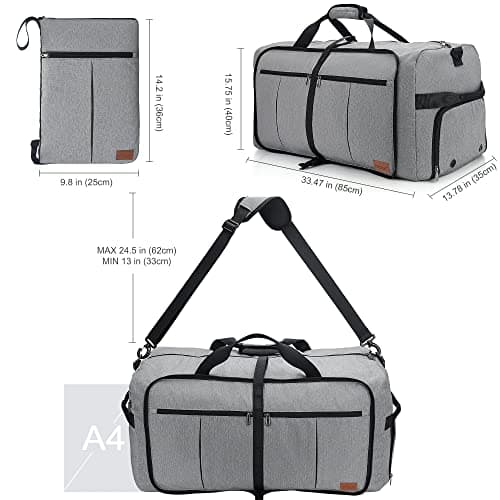 Urtala Travel Duffel Bag for Men & Women, with Shoe Compartment, 120L — view 2