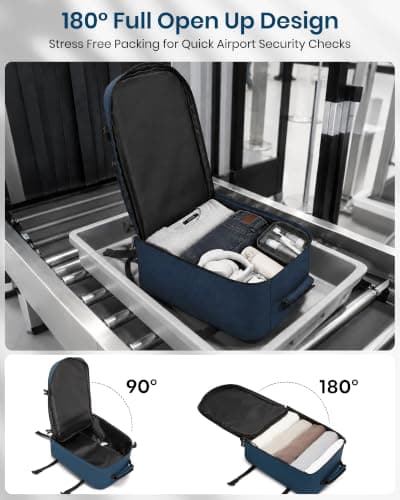 Kono Ryanair Cabin Bags 40x25x20 Underseat Carry on Travel Backpack — view 5