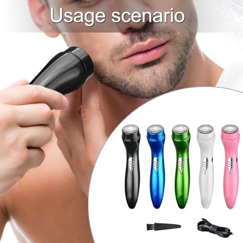 USB Rechargeable Shaver Travel Friendly Electric Trimmer With Powerful Motor Shaving Device For Office Hotel Airport Use — view 2