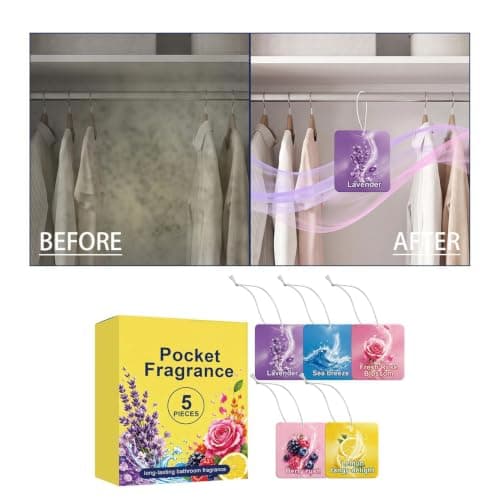 Home Fragrance Sachets 5 Pack Odor Eliminator Air Freshener Fragrance — view 2