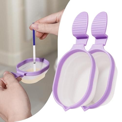 Ihaapsi Collapsible Pee Cup 2 Pack, with Test Rest, Non-Slip Handle