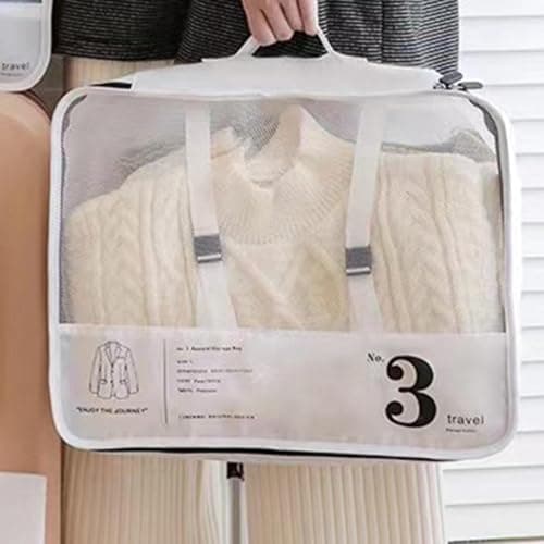 Travel Bag for Packing Buckle Polyester Toiletries Suitcase Travel Bag — view 2