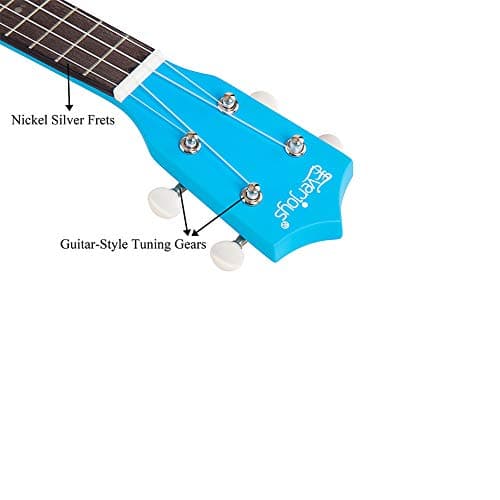 Soprano Ukulele Beginner Kit 21 Inch with Free Online Lesson Fast to Learn — view 4