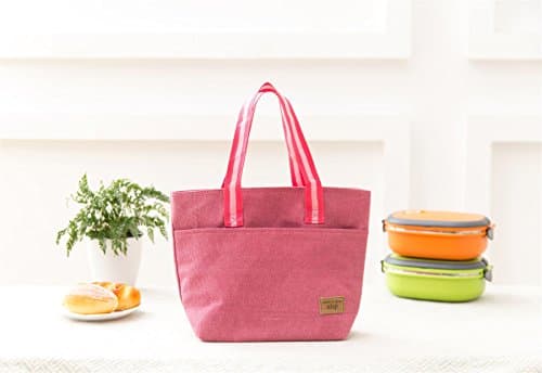 Vinsani Insulated Thermal Lunch Bag Portable Reusable Cooler Bag Unisex