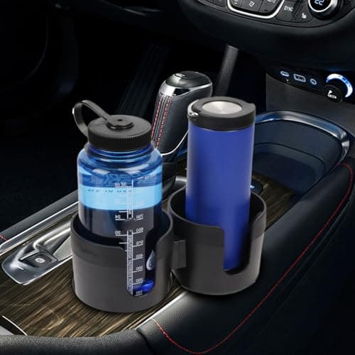 Car Cup Expander Adapter – Holder Insert with Extendable Grip | Multi-Function Drink Slot for Oversized Bottles, Travel Flasks, Cold Brew Containers | Secure Car Interior Accessory for Road — view 2