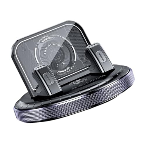 yanwuwa Car Phone Holder Stand with Silicone Grip Arms, Purple