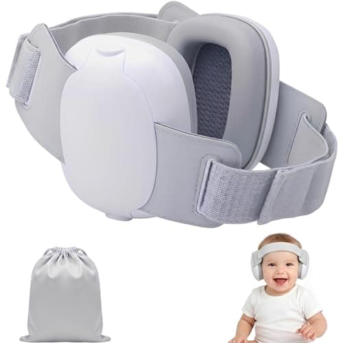 NAYEZH Baby Ear Defenders for 0-3 Years, Adjustable with Hearing‑Protection