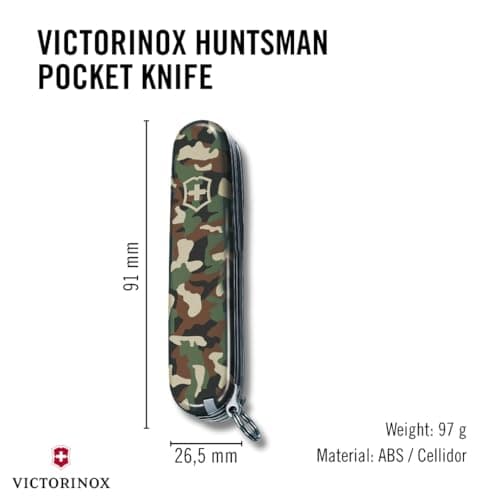 Victorinox Huntsman Swiss Army Knife - Multitool 15 Functions Camouflage — view 3