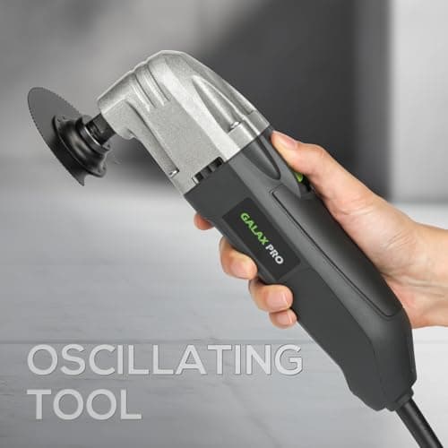 GALAX PRO 180W Oscillating Multi Tool,3° Oscillating Angle,12pcs Accessory — view 5