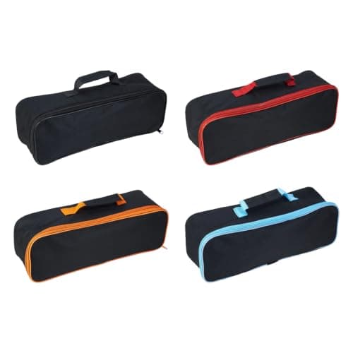 MCAOAL Road-Trip Car Vacuum Organizer Bag Oxford Fabric, Red — view 6
