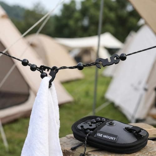 Portable Travel Clothesline Camping Essentials for Outdoor Accessories — view 3
