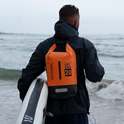 Blackace arteesol Waterproof Dry Bag 5L 10L 20L 30L Waterproof Bag with Long Adjustable Handle for Kayaking Boat Excursion Canoe/Fishing/Rafting/Swimming/Snowboarding — view 6