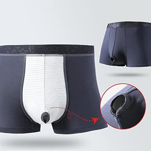 Men Bikini Briefs Mens Quick-Dry Sports Gym Underpant Travel Compact Grey — view 5