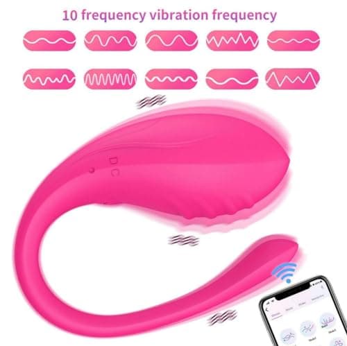 Wireless L.ove E.GGS Vibratiers Women's Mini Vibrat.o.rs Vibrating Massage Tools for Date Night Wearable Vibrabrater for Women Remote Control Bluetooth App Vibrabrater Small HY15 — view 2