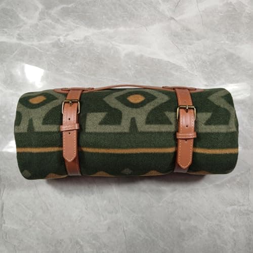 PU Leather Blanket Strap Portable Adjustable Leather Blanket Holder Yoga — view 6