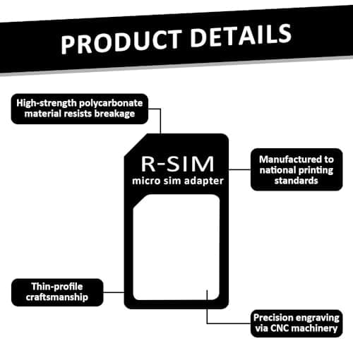 3 in 1 Nano SIM Card Adapter with SIM Ejector Pin, SIM Card Adapter Set — view 6