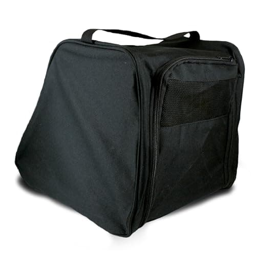 DOJA Barcelona Hiking Boot Bag with Pocket - 33x24.5x28cm - Black Polyester and Mesh, Walking Boot Bag, Shoe Bag and Shoes Carrier for Hiking, Trekking, Ski, Snowboard Sports and Travel Boots — view 4