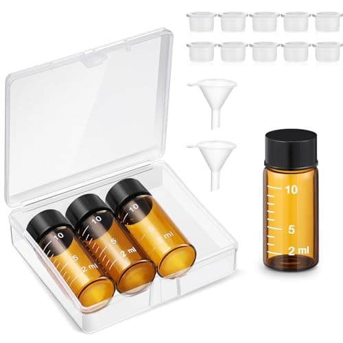 Baderke 4 Pcs Liquid Medicine Travel Container, Brown,10ml