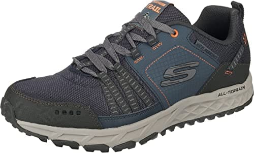 Skechers Men's Escape Plan Trainer, Navy, 8 UK