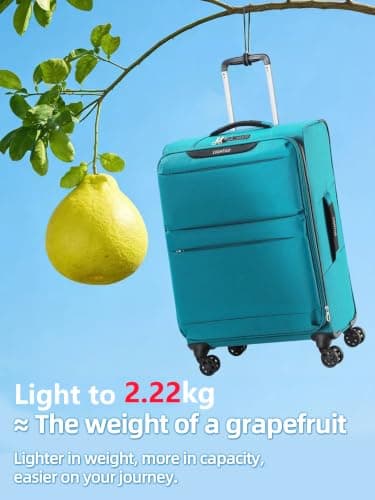 LIGHTGO 24" Softside Suitcase, Expandable, TSA Lock, Spinner Wheels — view 5