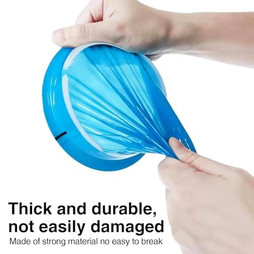 60 Pcs Sick Bags for Car Travel 1000 ml, Portable Vomit Bags Emesis Bag Disposable Blue High Density Emesis Bag for Car Travel Aircraft Motion Morning Sickness Airsick — view 4