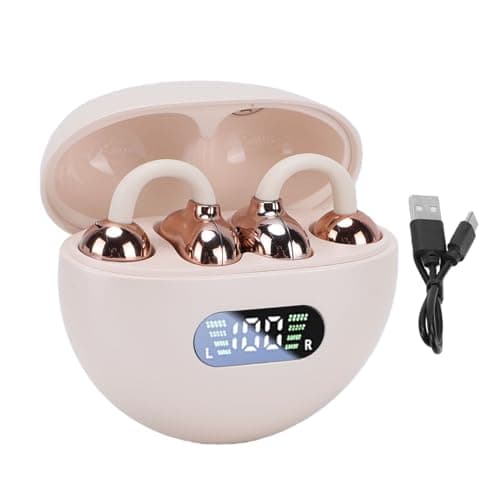 Sxhlseller AI Translation Earbuds Wireless Bluetooth 5.3 Noise Canceling Real-Time Translator Earbuds for 144 Languages 70 Accents, Wireless Touch Control Smart Translator with App (Skin Color) — view 6