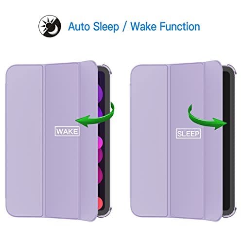 JETech Case for iPad mini A17 Pro/6th Gen (2024/2021), Purple — view 6