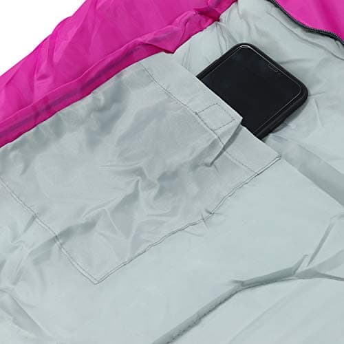Andes Palermo 250 2 Season Camping Envelope Sleeping Bag Pink — view 4