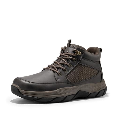 NORTIV 8 Men's Lightweight Walking Boots,Size 10,Dark Brown