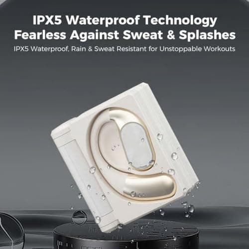 Wireless Earbuds with Earhooks Waterproof Earphones — view 4