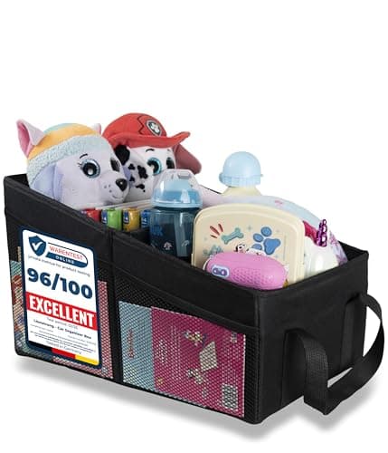 LIONSTRONG® Car Organizer [VERY STABLE DUE TO PLASTIC PANELS]