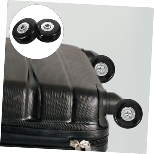 2pcs Luggage Wheel Replacement Kit for Spinner Suitcases, Black — view 2