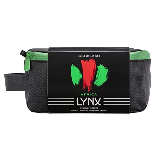 Lynx Africa Retro Limited Edition Trio Anti-Perspirant Deodorant for Men 48 hr Fragrance & Body Spray with Shower Gel with Wash bag Gift Set For Men 3 piece — view 3